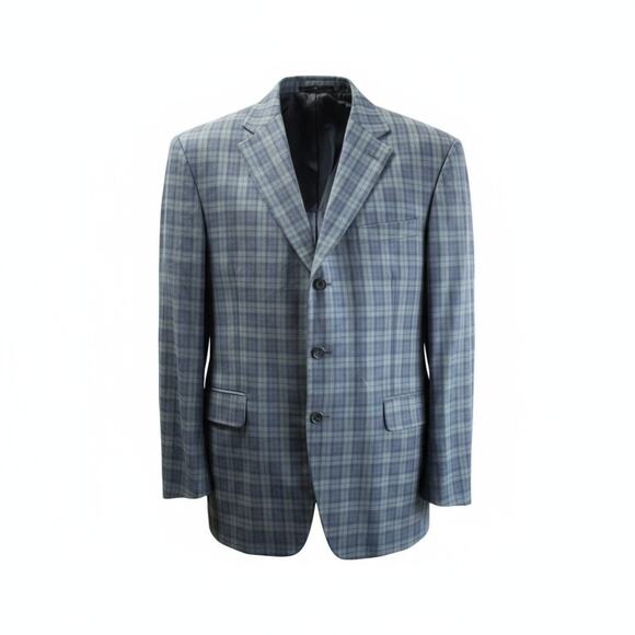 NWOT J. Press Blazer Mens 46 L Green Plaid Pendleton Bemberg Sport Coat Canada - Picture 1 of 8
